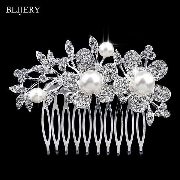 hair clips & barrettes blijery silver plated pearl crystal flower wedding combs for women jewelry tiara bridal accessories, Golden;silver
hair clips & barrettes blijery silver plated pearl crystal flower wedding combs for women jewelry tiara bridal accessories, Golden;silver