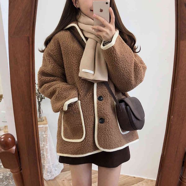 downs winter autumn fashion warm faux lamb coat women korean loose plush jacket female 3 colors, Black
downs winter autumn fashion warm faux lamb coat women korean loose plush jacket female 3 colors, Black