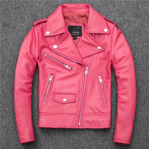 women's leather & faux fashion color women genuine jacket sheepskin locomotive for, Black
women's leather & faux fashion color women genuine jacket sheepskin locomotive for, Black
