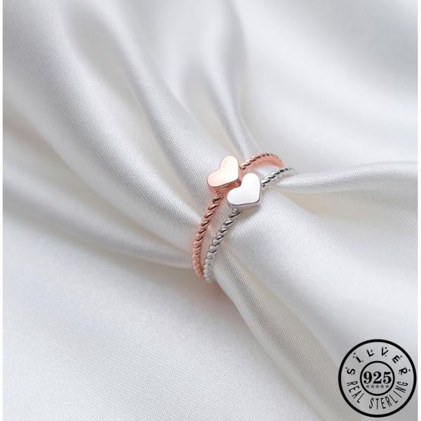 cluster rings 925 sterling silver small heart shape ring adjustable rose gold color plated knuckle finger jewelry gifts for women girls, Golden;silver
cluster rings 925 sterling silver small heart shape ring adjustable rose gold color plated knuckle finger jewelry gifts for women girls, Golden;silver