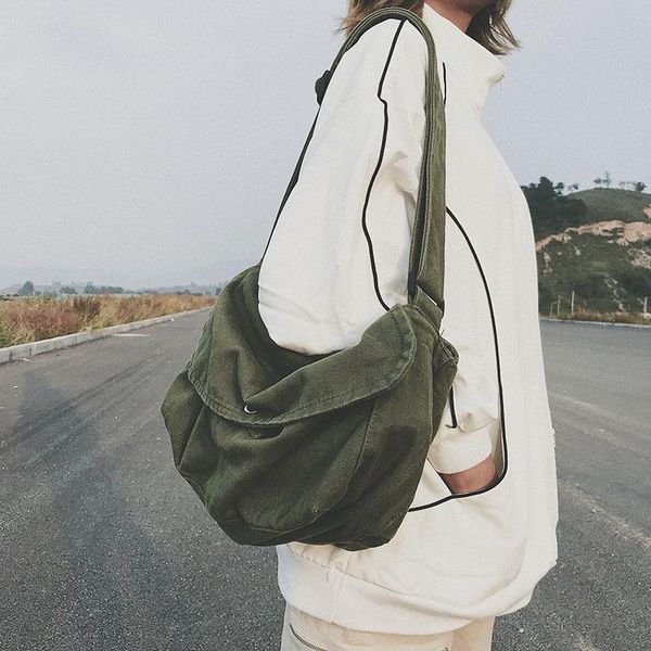 backpack sail bag cover satchel artistic personality shoulder slung small square