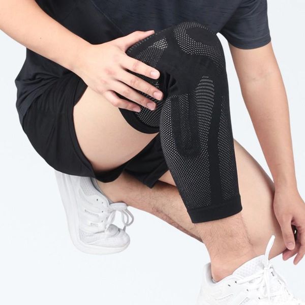 long knee pad sleeve anti-slip breathable knitted leg support protector gym basketball fitness sportswear accessories elbow & pads, Black;gray
long knee pad sleeve anti-slip breathable knitted leg support protector gym basketball fitness sportswear accessories elbow & pads, Black;gray
