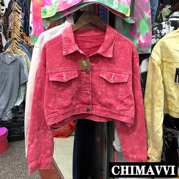 women's jackets 2021 spring and autumn loose cropped jacket all-match student high waist short jeans coat candy color, Black;brown
women's jackets 2021 spring and autumn loose cropped jacket all-match student high waist short jeans coat candy color, Black;brown