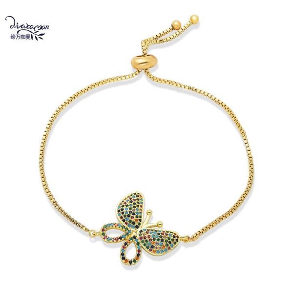 charm bracelets dvacaman cz butterfly bracelet women adjustable chain gold silver color metal jewelry wedding party gifts trendy, Golden;silver
charm bracelets dvacaman cz butterfly bracelet women adjustable chain gold silver color metal jewelry wedding party gifts trendy, Golden;silver