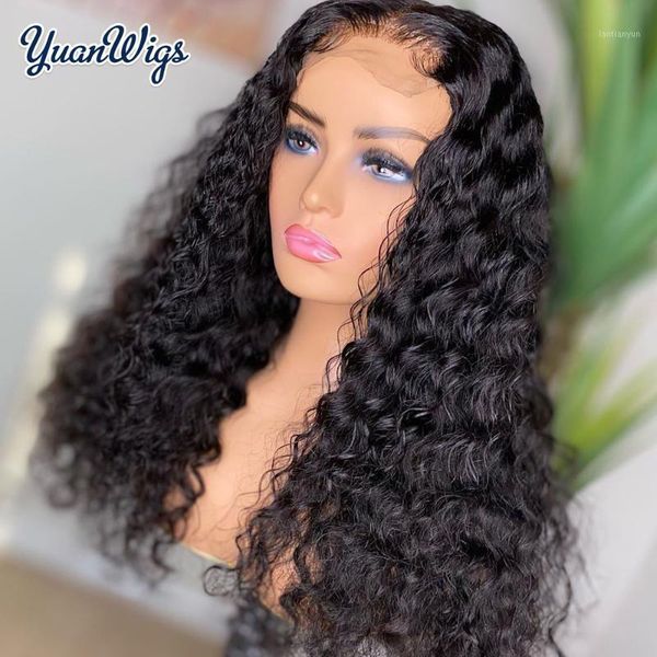 deep wave lace front human hair wigs for women curly closure wig pre plucked 28 30 inch hd frontal with baby hair1, Black;brown
deep wave lace front human hair wigs for women curly closure wig pre plucked 28 30 inch hd frontal with baby hair1, Black;brown