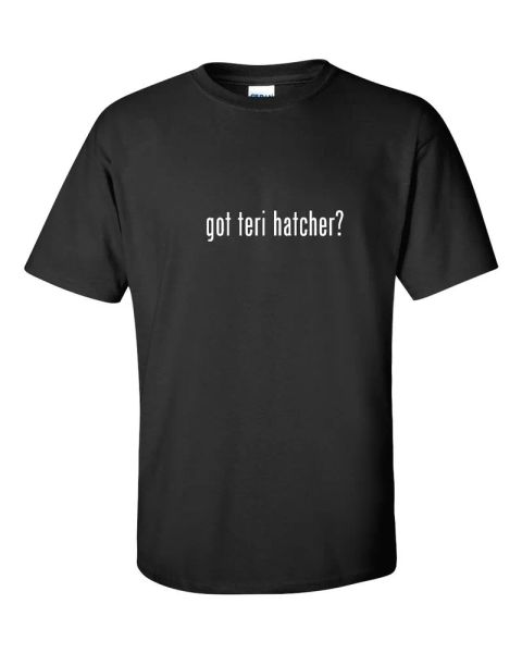 got teri hatcher t-shirt black white funny cotton lois lane tee shirt s-5xl, White;black
got teri hatcher t-shirt black white funny cotton lois lane tee shirt s-5xl, White;black