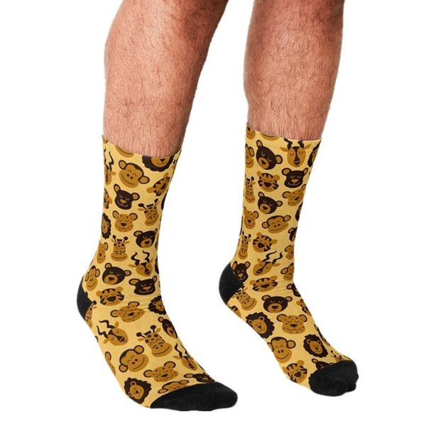 men's socks 2021 funny animal personality pattern printed hip hop men happy cute boys street style crazy for, Black
men's socks 2021 funny animal personality pattern printed hip hop men happy cute boys street style crazy for, Black
