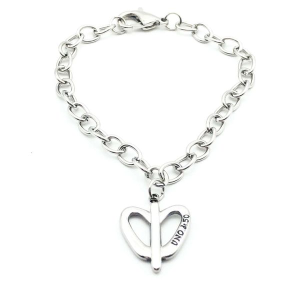 bracelet uno spanish stainless steel bracelet simple butterfly peach heart lettering women's bracelet, Golden;silver
bracelet uno spanish stainless steel bracelet simple butterfly peach heart lettering women's bracelet, Golden;silver