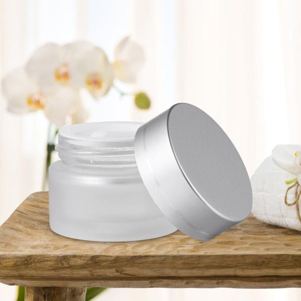 storage bottles & jars 6 pcs empty glass face cream jar makeup container for home
storage bottles & jars 6 pcs empty glass face cream jar makeup container for home
