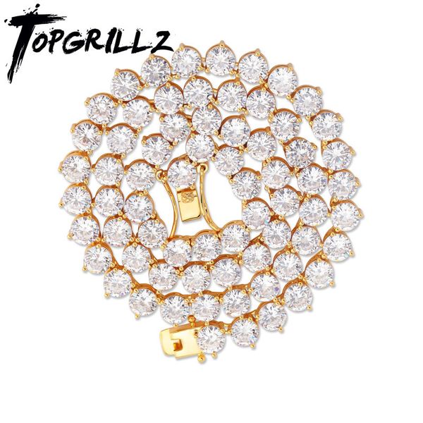 rillz bling 3 prong tennis chain necklace 4mm 6mm men hip hop charm gold/silver color jewelry iced out aaa cubic zirconia x0509, Black
rillz bling 3 prong tennis chain necklace 4mm 6mm men hip hop charm gold/silver color jewelry iced out aaa cubic zirconia x0509, Black
