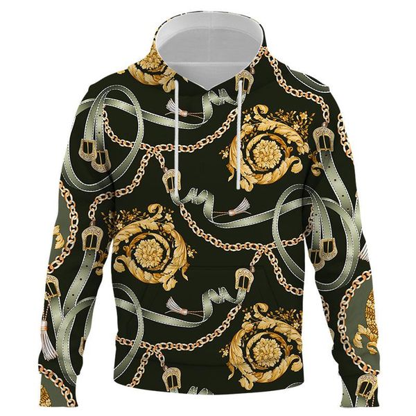 men's hoodies & sweatshirts iron chain 3d flower hoodie luxurious printed mens clothes autumn winter men women pullover jackets, Black
men's hoodies & sweatshirts iron chain 3d flower hoodie luxurious printed mens clothes autumn winter men women pullover jackets, Black