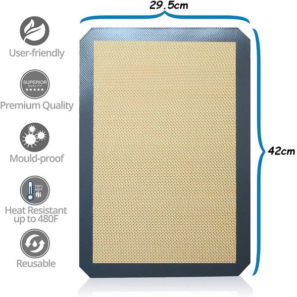 macaron silicone baking mat non-stick cookie pad rolling dough glass fiber batters flour fondant gadget pastry tool pins & boards
macaron silicone baking mat non-stick cookie pad rolling dough glass fiber batters flour fondant gadget pastry tool pins & boards
