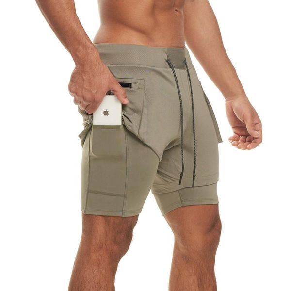 men's shorts 2021 running summer gym fitness training quick-drying jogging 2-in-1 sports, White;black
men's shorts 2021 running summer gym fitness training quick-drying jogging 2-in-1 sports, White;black