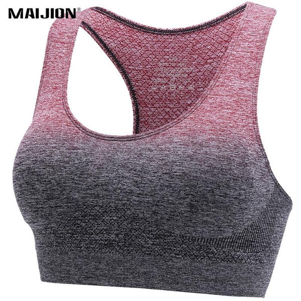 gym clothing high impact sports bra for women fitness yoga racerback sport seamless padded gradient cropped top, White;black
gym clothing high impact sports bra for women fitness yoga racerback sport seamless padded gradient cropped top, White;black