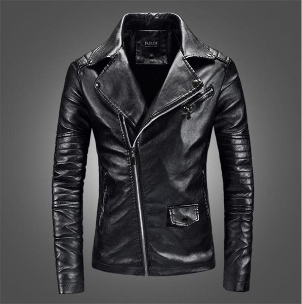 men's fur & faux spring and autumn korean version casual motorcycle leather jacket youth trend slim fashion, Black
men's fur & faux spring and autumn korean version casual motorcycle leather jacket youth trend slim fashion, Black