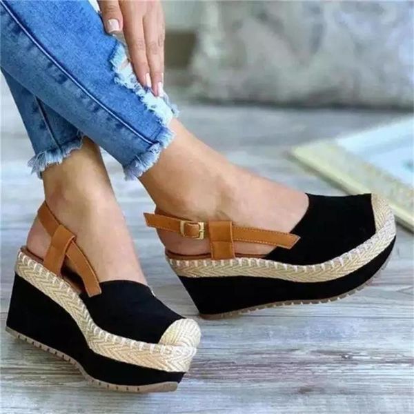 sandals women's summer wedgels mueller baotou ladies outdoor casual super high heel fashion party shoes, Black
sandals women's summer wedgels mueller baotou ladies outdoor casual super high heel fashion party shoes, Black