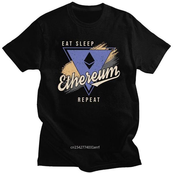 men's t-shirts funny vintage eat sleep ethereum tshirt men short sleeved graphic fashion crypto cryptocurrency t-shirt daily tee, White;black
men's t-shirts funny vintage eat sleep ethereum tshirt men short sleeved graphic fashion crypto cryptocurrency t-shirt daily tee, White;black