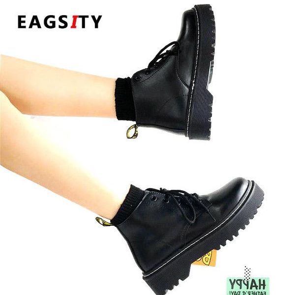 boots eagsity platform work square heel lace up round toe fashion short ankle botos ladies motorcycle, Black
boots eagsity platform work square heel lace up round toe fashion short ankle botos ladies motorcycle, Black