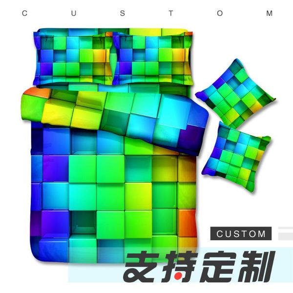 bedding sets rainbow color bedspread colored block brick-like geometric artisan decorative 4/6pcs coverlet set with pillowcases sheet
bedding sets rainbow color bedspread colored block brick-like geometric artisan decorative 4/6pcs coverlet set with pillowcases sheet