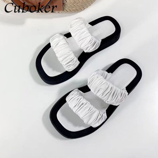 official website 70% off outlet summer women flat slippers peep toe thick sole slides brand runway female two belts platform sandalias mujer, Black
official website 70% off outlet summer women flat slippers peep toe thick sole slides brand runway female two belts platform sandalias mujer, Black