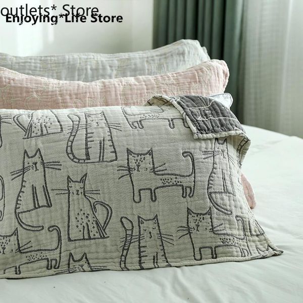 pillow case a pair of pure cotton 6-layer fold gauze towel japanese thickened bedroom household
pillow case a pair of pure cotton 6-layer fold gauze towel japanese thickened bedroom household