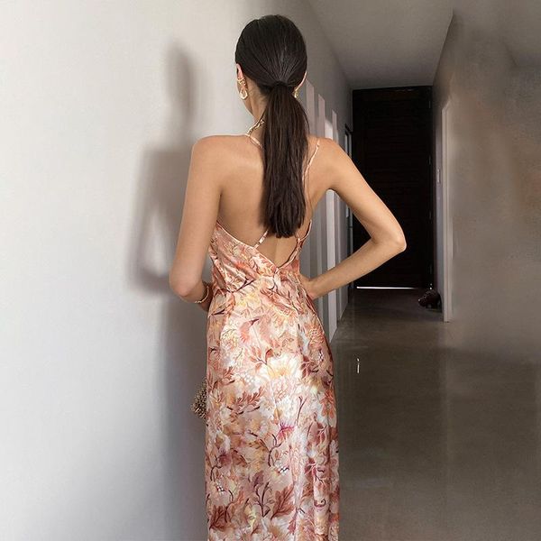 casual dresses print slip dress backless cowl neck side split midi woman summer robe ladies fashion elegant party vestidos, Black;gray
casual dresses print slip dress backless cowl neck side split midi woman summer robe ladies fashion elegant party vestidos, Black;gray
