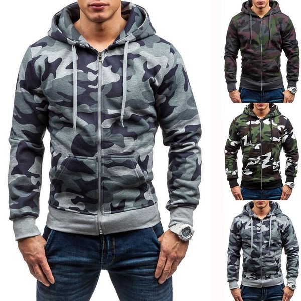 men's hoodies & sweatshirts zipper hoodie camouflage sweat coat men's sports suit fall fitness jacket tracksuit, Black
men's hoodies & sweatshirts zipper hoodie camouflage sweat coat men's sports suit fall fitness jacket tracksuit, Black