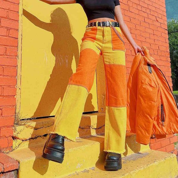 women's pants & capris outono quente novo estilo juventude reta solta calças de brim y2k mesma cor costura contraste desgastado esporti, Black;white
women's pants & capris outono quente novo estilo juventude reta solta calças de brim y2k mesma cor costura contraste desgastado esporti, Black;white