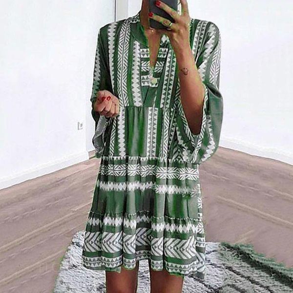 casual dresses fashion women loose v-neck summer dress long sleeve lady bohemia floral printed mini female ropa de mujer #t1g 2812, Black;gray
casual dresses fashion women loose v-neck summer dress long sleeve lady bohemia floral printed mini female ropa de mujer #t1g 2812, Black;gray