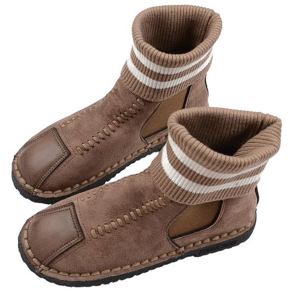 boots nice literary retro short soft bottom comfortable flat women bare wild knitted wool mouth socks, Black
boots nice literary retro short soft bottom comfortable flat women bare wild knitted wool mouth socks, Black
