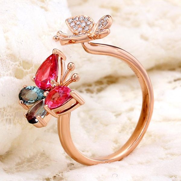 wedding rings cute female crystal butterfly ring charm rose gold color open for women luxury bride zircon stone engagement, Slivery;golden
wedding rings cute female crystal butterfly ring charm rose gold color open for women luxury bride zircon stone engagement, Slivery;golden