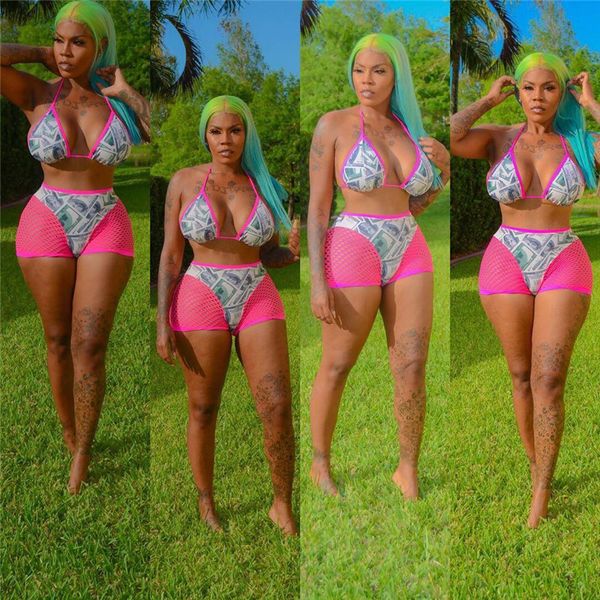 women's dollar swimsuits fashion pink halter mesh panelled 2 piece bikini sets women summer swimwear, White;black
women's dollar swimsuits fashion pink halter mesh panelled 2 piece bikini sets women summer swimwear, White;black