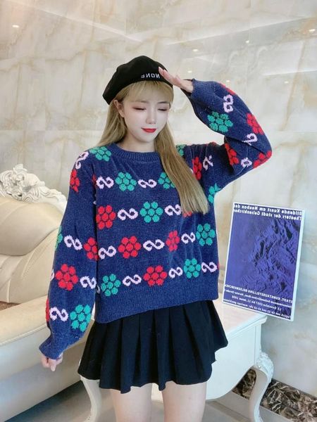women's sweaters autumn winter women elegant knitted pullover sweater fashion contrast color pattern designer runway, White;black
women's sweaters autumn winter women elegant knitted pullover sweater fashion contrast color pattern designer runway, White;black