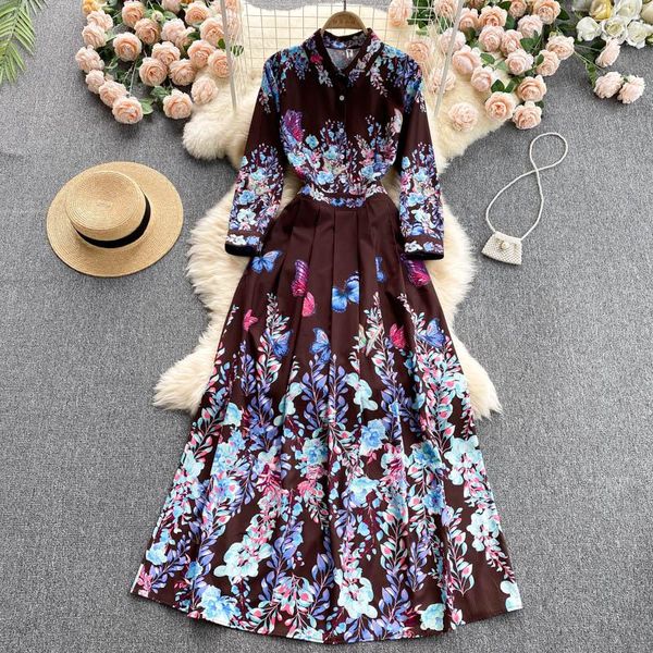 casual dresses women's elegant butterfly print long sleeve shirt dress summer autumn streetwear office lady vintage vestidos, Black;gray
casual dresses women's elegant butterfly print long sleeve shirt dress summer autumn streetwear office lady vintage vestidos, Black;gray