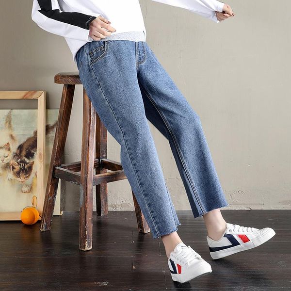 maternity bottoms pregnancy jeans high waist trousers pants vintage boyfriend denim haren loose for pregnant women, White
maternity bottoms pregnancy jeans high waist trousers pants vintage boyfriend denim haren loose for pregnant women, White