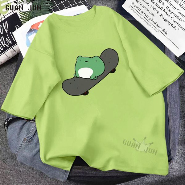 skateboard frog dinosaur cute graphic tee women tshirt green aesthetic oversized t shirt harajuku casual summer, White
skateboard frog dinosaur cute graphic tee women tshirt green aesthetic oversized t shirt harajuku casual summer, White