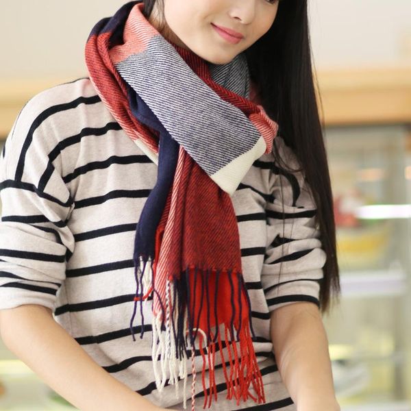 new fashion scarves women plaid cashmere winter scarf ladies warm shawls and wraps female thicked wool blanket foulard femme, Blue;gray
new fashion scarves women plaid cashmere winter scarf ladies warm shawls and wraps female thicked wool blanket foulard femme, Blue;gray
