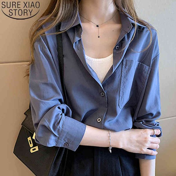 autumn office lady loose korean fashion long sleeve shirt women solid polo collar cardigan casual blouses 10934 210417, White
autumn office lady loose korean fashion long sleeve shirt women solid polo collar cardigan casual blouses 10934 210417, White