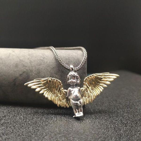 pendant necklaces men's women's necklace fashion cute little angel golden wing trend clothing accessories jewelry gifts, Silver
pendant necklaces men's women's necklace fashion cute little angel golden wing trend clothing accessories jewelry gifts, Silver