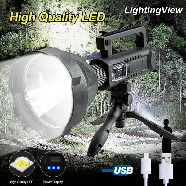 portable lanterns super bright p70.2 led bead spotlights searchlight with mountable bracket suitable for expedition camping
portable lanterns super bright p70.2 led bead spotlights searchlight with mountable bracket suitable for expedition camping