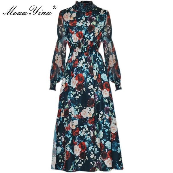 fashion designer dress spring women dress beaded stand collar long sleeve elastic waist floral-print vacation dresses 210524, Black;gray
fashion designer dress spring women dress beaded stand collar long sleeve elastic waist floral-print vacation dresses 210524, Black;gray