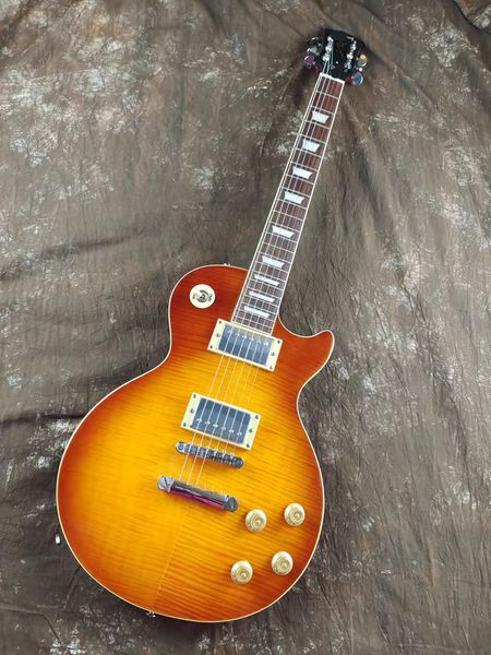 electric guitar, honey gradient color, mahogany body, rosewood fingerboard, environmental paint,
electric guitar, honey gradient color, mahogany body, rosewood fingerboard, environmental paint,
