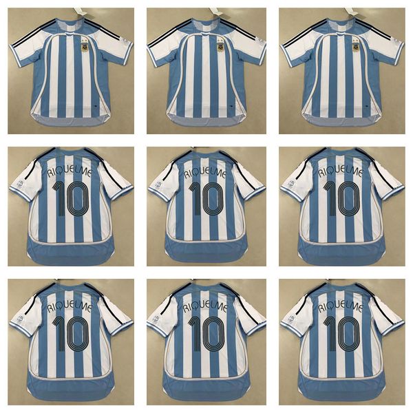 2006 retro version argentina soccer jersey 06/07 world cup #19 messi #10 riquelme soccer shirt #9 crespo football uniform kk, Black;yellow
2006 retro version argentina soccer jersey 06/07 world cup #19 messi #10 riquelme soccer shirt #9 crespo football uniform kk, Black;yellow