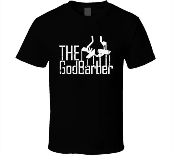 the godbarber funny tee barber vintage hairdresser's men's t-shirts gift new, White;black
the godbarber funny tee barber vintage hairdresser's men's t-shirts gift new, White;black