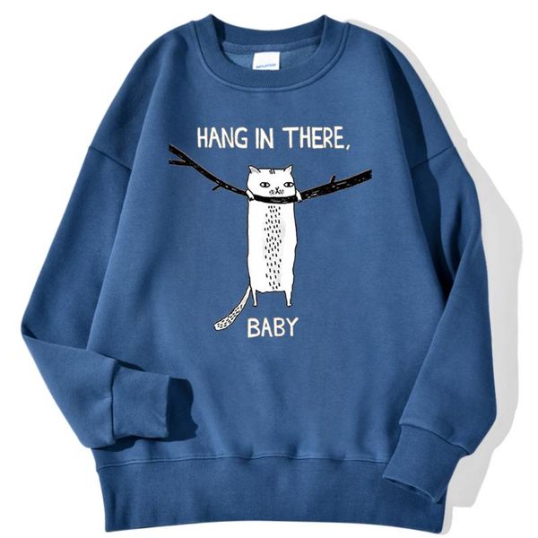 women's hoodies & sweatshirts cute cat hanging on a branch print women o-neck sweatshirt korean aesthetics for girl plus size harajuku, Black
women's hoodies & sweatshirts cute cat hanging on a branch print women o-neck sweatshirt korean aesthetics for girl plus size harajuku, Black