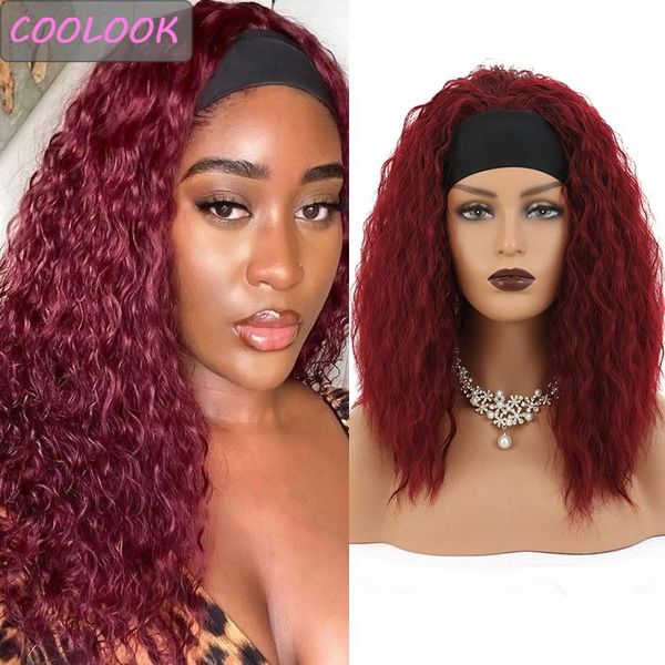 synthetic wigs natural wave headband ombre brown burgundy water head wrap for black women 20''long wavy wig with scarf
synthetic wigs natural wave headband ombre brown burgundy water head wrap for black women 20''long wavy wig with scarf