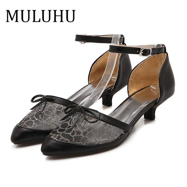 dress shoes muluhu women's casual med heels pointed toe mesh breathable high heel shoe woman spring fashion shallow buckle strap, Black
dress shoes muluhu women's casual med heels pointed toe mesh breathable high heel shoe woman spring fashion shallow buckle strap, Black