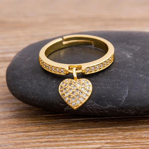cluster rings bohemian classic romantic heart adjustable cubic zirconia crystal opening finger for women charm gold color jewelry, Golden;silver
cluster rings bohemian classic romantic heart adjustable cubic zirconia crystal opening finger for women charm gold color jewelry, Golden;silver