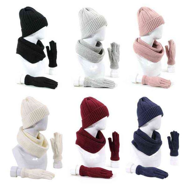 3pcs men women knitted beanie hat scarf gloves set thick winter warm cap neck warmer, Blue;gray
3pcs men women knitted beanie hat scarf gloves set thick winter warm cap neck warmer, Blue;gray