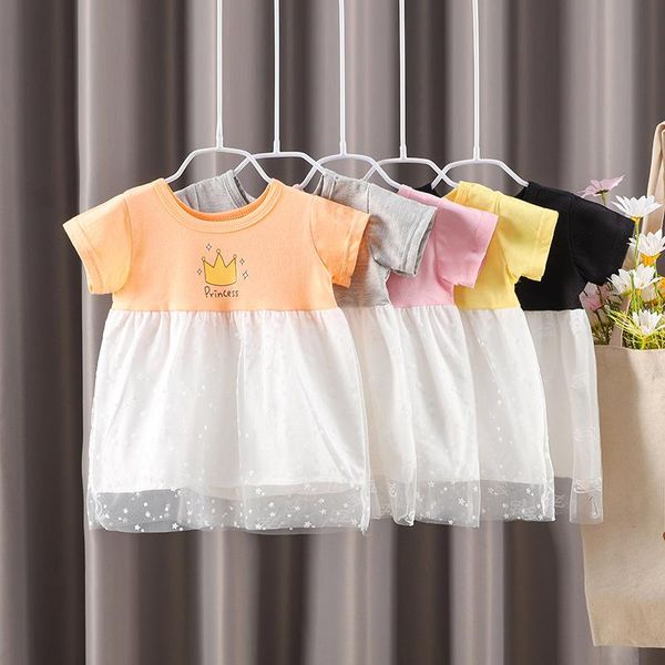 girl's dresses fashion stitching baby 2021 princess 0-4years girls dress cotton clothing summer clothes, Red;yellow
girl's dresses fashion stitching baby 2021 princess 0-4years girls dress cotton clothing summer clothes, Red;yellow